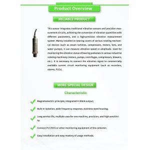 UBZD2000Y Vibration Transmitters Essential For Rotating Machinery Monitoring