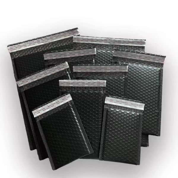 Buy Self Sealing Bubble Mailing Bag Black Bubble Packaging Bags Tear Resistant at wholesale prices