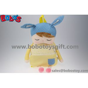 China 19.6Long Ears Yellow Rabbit Plush Backpack for Children in Kindergarten Pupils on sale