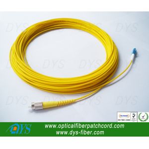 Outdoor NSN Jumper with bent boot G657A1Optical Fiber Patch Cord Duplex fiber LC