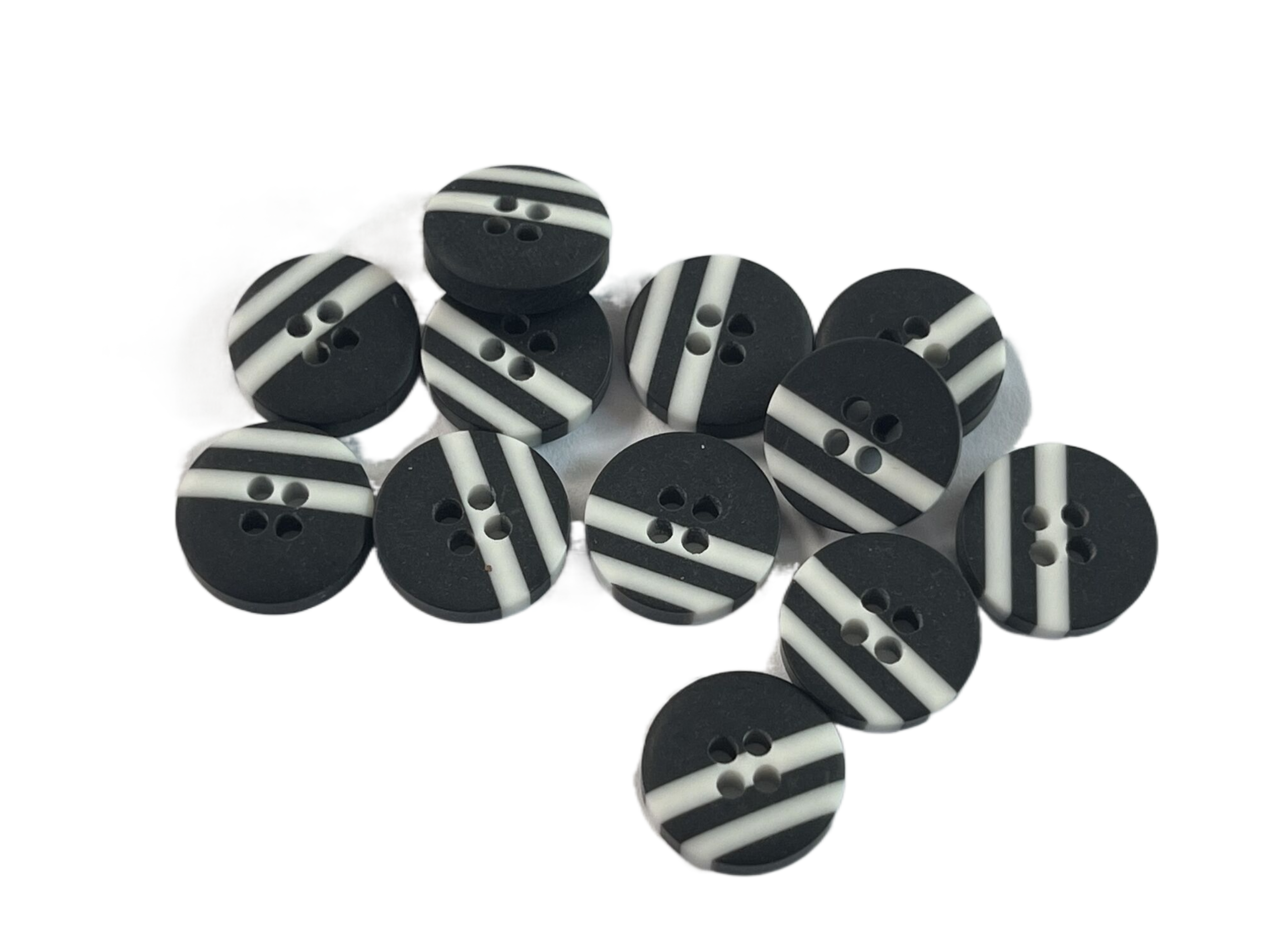 Plastic five Combo Buttons 4 hole with 18L For Sewing Shirt Blouses