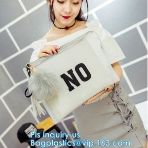 plastic slider zipper frosted PVC document bag, slider zipper frosted pvc bag