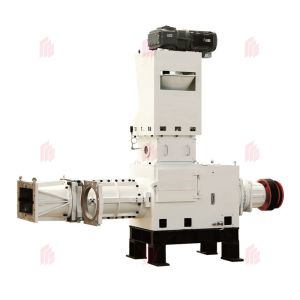 Semi Stiff Extrusion Brick Shaping Machine Vertical Screw Vacuum Brick Extruder