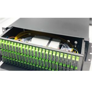 Data Center 19' 3U Rack Mount Fiber Patch Panel CRS Cold Rolled Steel