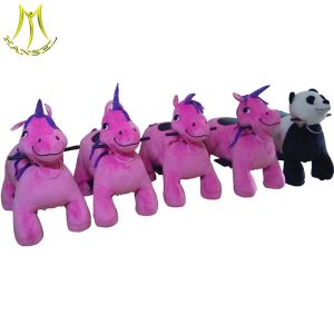 Quality Hansel Wholesale playground equipment motorized plush riding animals for sale