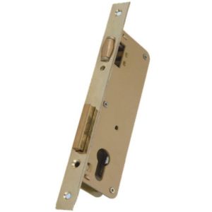 Zinc Alloy Latch Security Rim Lock Yellow Sprayed Iron Lock Body For Door