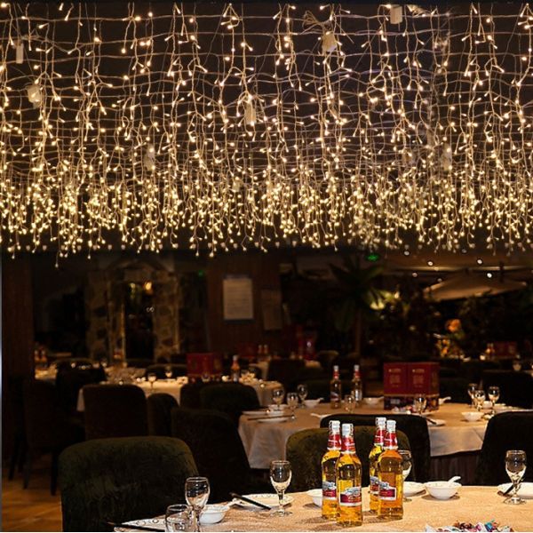 Remote Waterproof LED Fairy Lights 400 LED Multicolor Icicle Lights With Timer