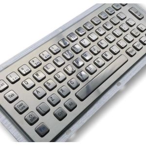 KIOSK IP65 / IK07 Stainless Steel Industrial PC Keyboard SUS304 Waterproof