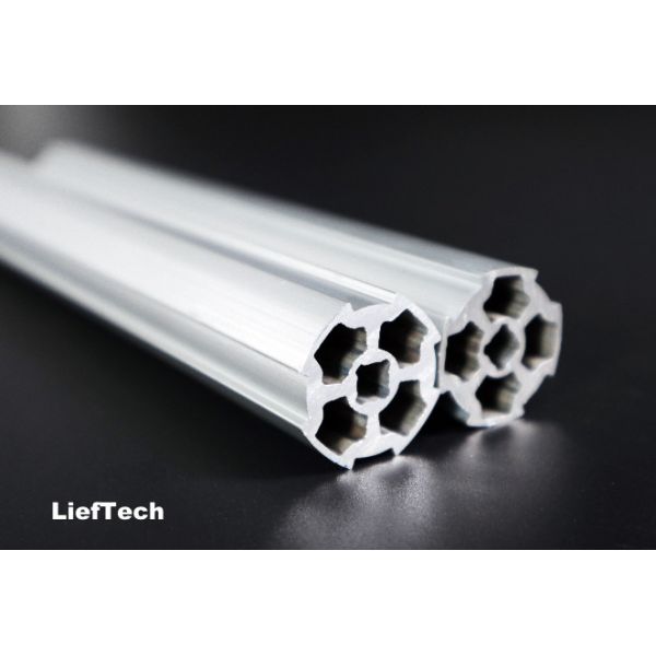 reinforced Aluminum Lean Pipe recyclable material oxidized surface