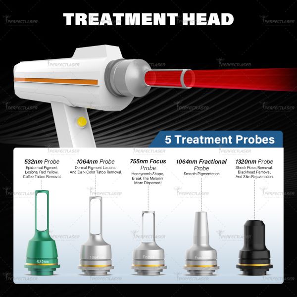 4 Wavelength Picosecond Laser Tattoo Removal Skin Rejuvenation Pico Wave Beauty Machine