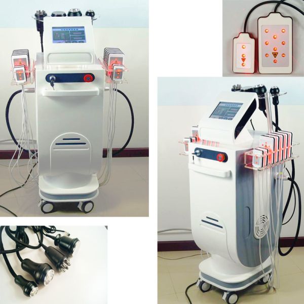 5 In 1 S Shape RF Lipolaser Slimming Machine 40K Cavitation Vacuum
