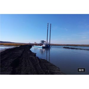 14" 2000CBM/Hr Sand Dredger Machine Hard Riverbed Mining