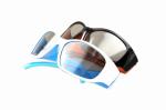 Plastic Frame Linear Polarized 3D Glasses For Cinema Anti Scratch Lenses
