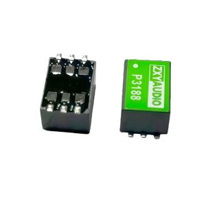 P3188 Fully Encapsulated SMD Shielded Audio Isolation Transformer with 1:1 Turns