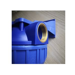 5'' Atlas style solo water filter housings with 1'' brass inlet/outlet port