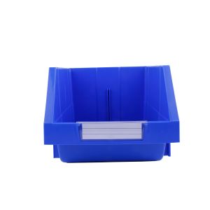 Optimize your warehouse Plastic shelf bin with stackable design and optional