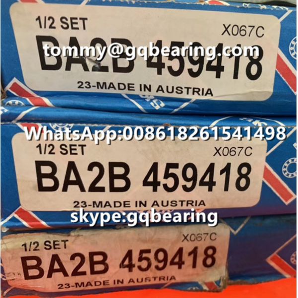 Gcr15 steel Material SKF BA2B 459418 Brass Material Cage Precision Angular Contact Ball Bearing