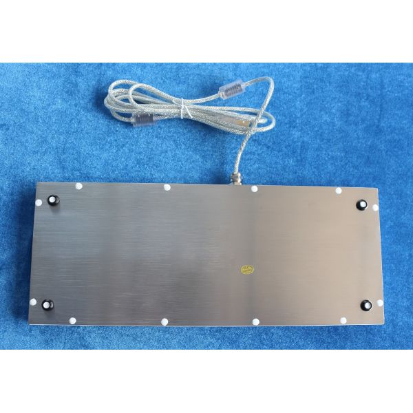 Desktop Stainless Steel Keyboard 102 Keys IP68 Industrial For Koisk Library