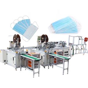 Automatic Disposable Civil Face Mask Manufacturing Machine 3 Player OEM