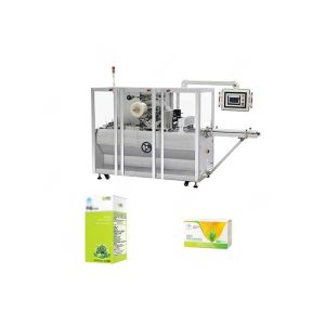 Electric Automatic Tea Box Cellophane Wrapping Machine Stainless Steel