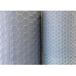 Galvanized Expanded Metal Wire Mesh , Hexagonal Chicken Wire Mesh PVC Coated