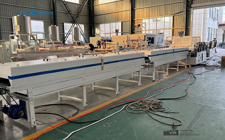 Width 600mm PVC Angle Line Making Machine For PVC Processing