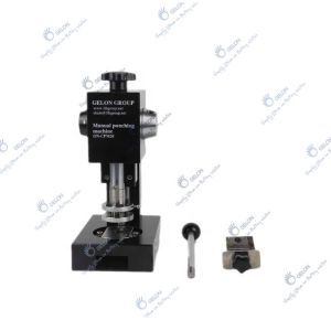 Manual Coin Cell Battery Punching Machine Disc Cutter For Electrode / Separator