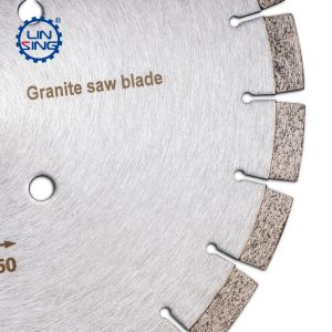 Sharpness Assured 14'' Key Slot Blade for Diamond Tool Granite Segmented Blade