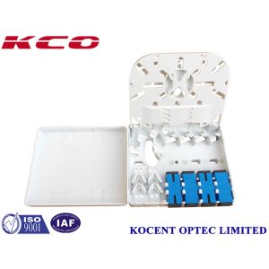 4 Cores Fiber Optic Termination Cabinet ABS PC Material 0.15dB Insertion Loss