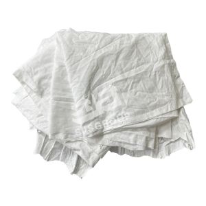 High cotton Recycled Regular size white cotton 10kg Bag Cut Sheeting RAGS