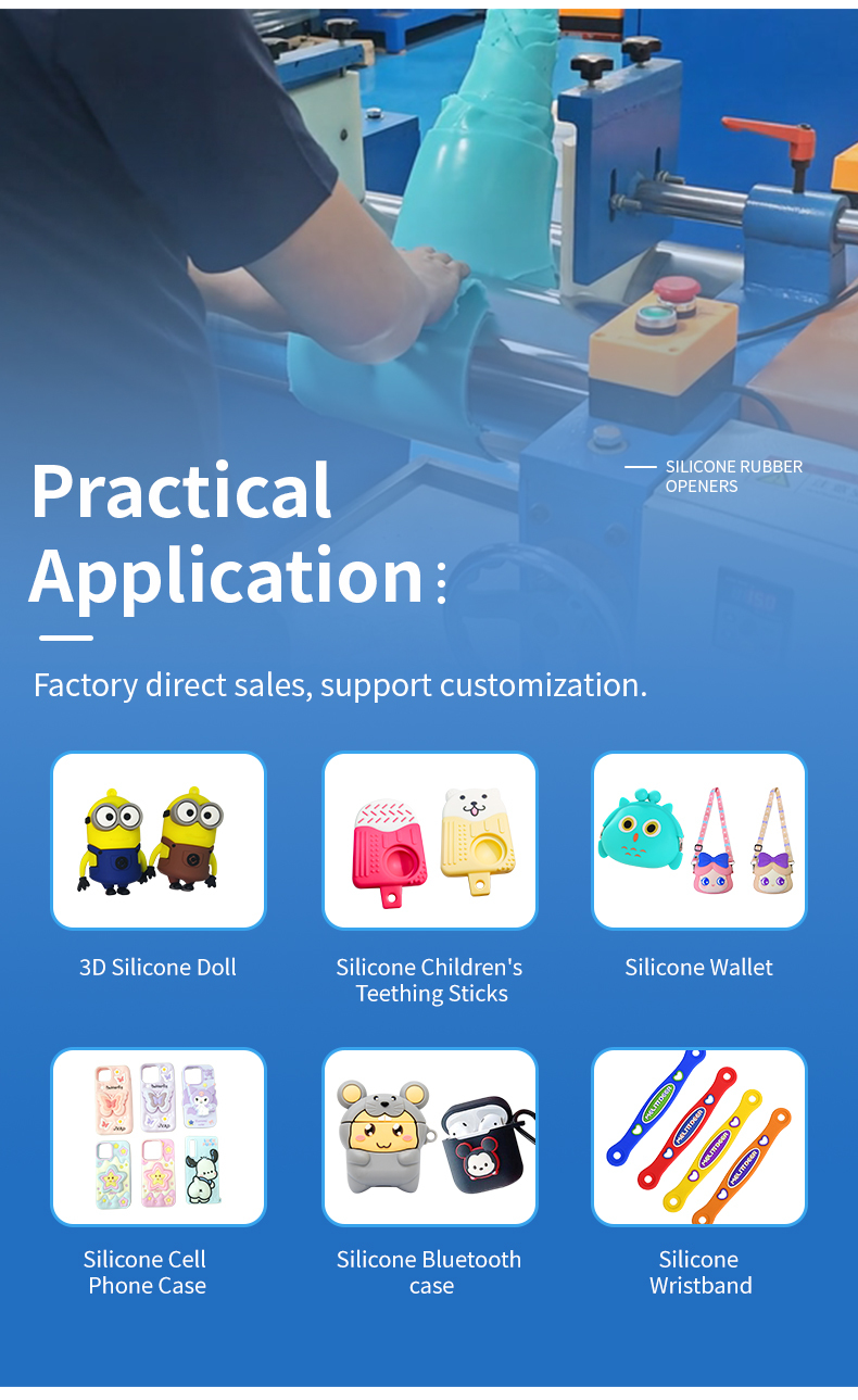 Automatic 7 Inch Silicone Rubber Milling Refining Machine for Solid Raw Material