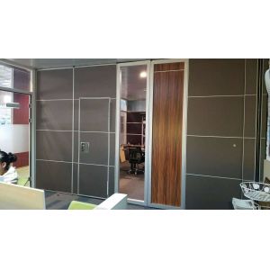 Conference Hall Movable Partition Walls , Sliding Door Roller Interior Sound