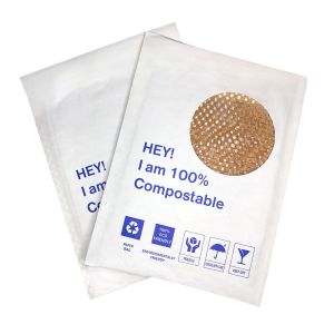 FSC Kraft Paper Honeycomb Padded Mailer For Apparel Shipping
