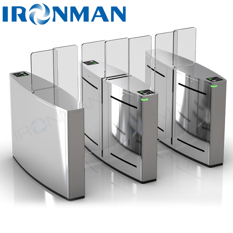 SUS304 Stainless Steel Sliding Turnstile For Theaters / Office Buildings /