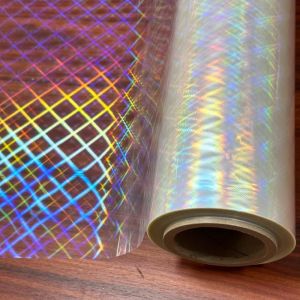 Holographic Lamination BOPP Plastic Film Moisture Proof For Gift Craft Packaging