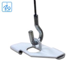 Oblong T-Bar Clips,white Suspended Ceiling Clip, T Bar Clips for Use for