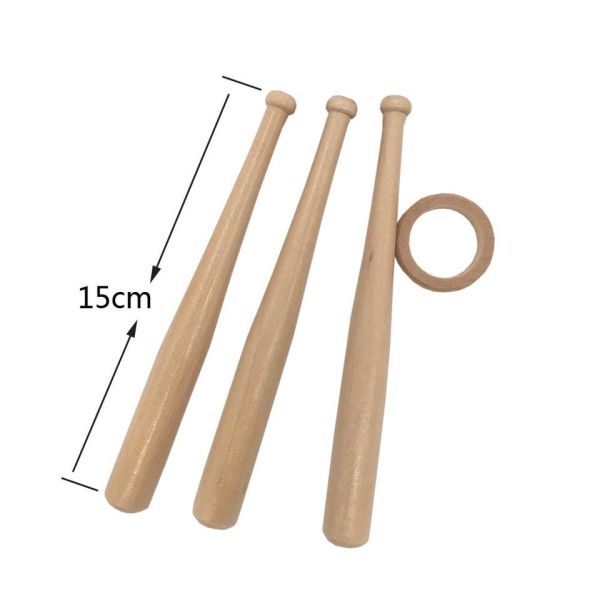 Mini Baseball Bat Display Stand Fashion Ornament Crafts Wooden Stand Holder For Outdoor Sports