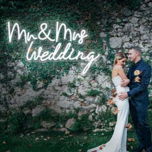 Romantic LED Neon Signs Rohs Wall Mounting Led Word Lights 30cm