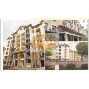 Modern Zinc Alloy Stair Railing Galvanized Weatherproof