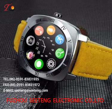 wholesale smart watch Wear Phone multi-function watch alloy case quartz watch fashion watch concise style pu strap