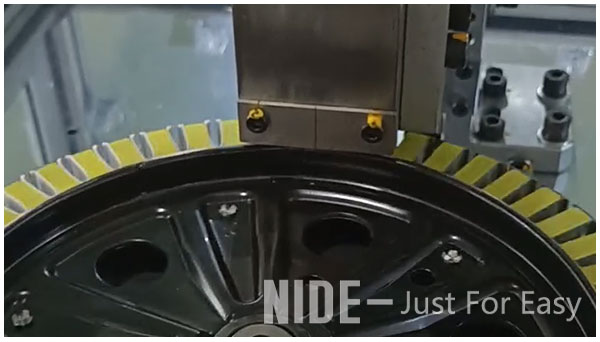 Two Station Paper Inserting Machine Bldc Wheel Hub Motor Rotor Insulation
