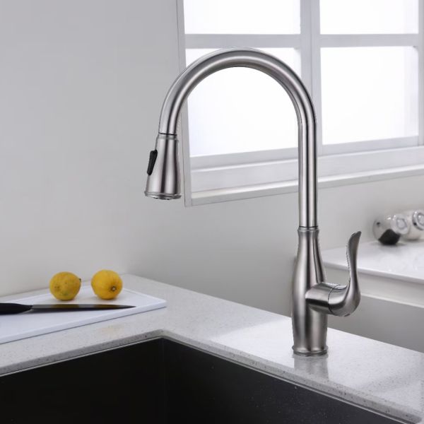 Buy IPX5 Pull Out Spray Kitchen Faucet at wholesale prices