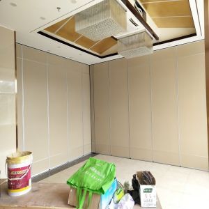 Philippines Operable Wall System Wood Sliding Folding Acoustic Partitions For