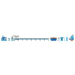 PLC Flexible Cable Extruder Machine Silicon Cable Extrusion Line
