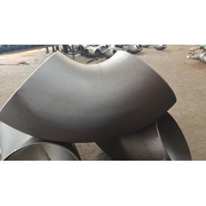 China All Sizes 90 Degree Butt Welded Elbow 1D Seamless A234 WPB STD Hot Pushing on sale