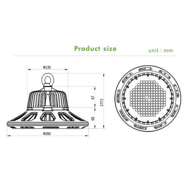 LED High Bay Lights of Industrial