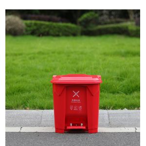 20l Standard Size for Outdoor Dustbin with Foot Pedal Plastic Large Dustbin with