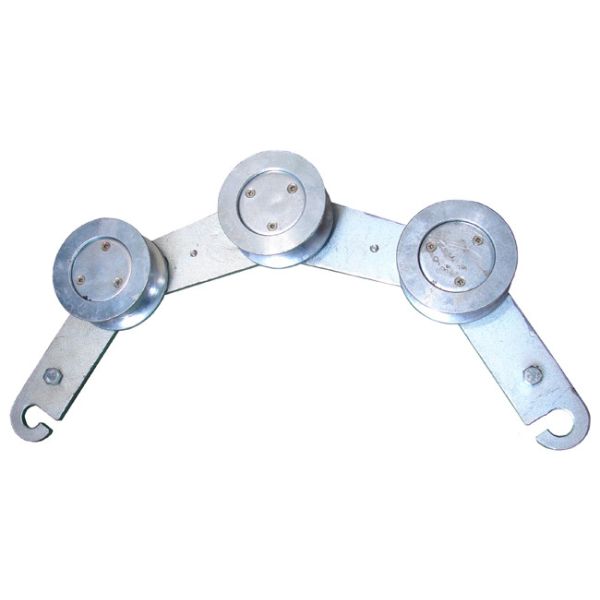 Buy Construction Works Cable Pulley Block Hook Type Grounding Pulley Earth Stringing Block at wholesale prices