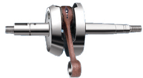 Motorcycle Engine Components Connecting Rod With Crankshaft DX100