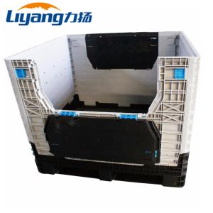 Saving Space Folding Crate Box Collapsible Plastic Shipping Crates